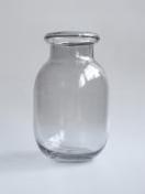 バブル ガラスベース L グレー