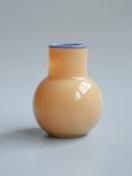 COLO ガラスベース M クリーム×ブルー