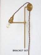 vertical bracket brass 灯具セット