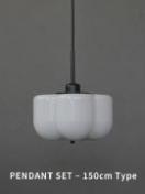 Flora pendant light 150 BK
