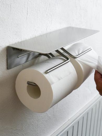 put ペーパーホルダー ダブル ステンレス