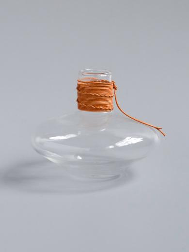 レザー ガラスベース ワイド クリア