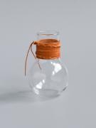 レザー ガラスベース ラウンド クリア