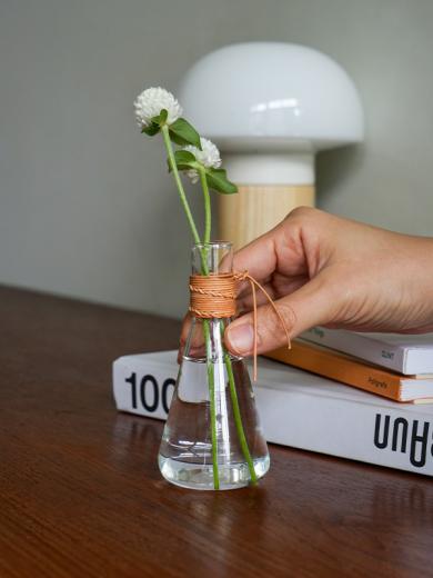 レザー ガラスベース コニカル クリア