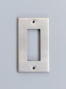 ステンレスコンセントプレート