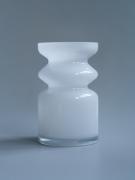 ウェーブ ガラスベース ホワイト