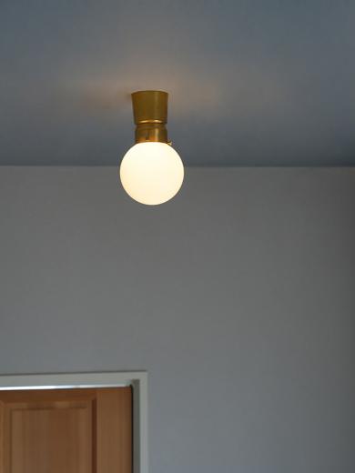 引っ掛けシーリングライト E17 ブラス