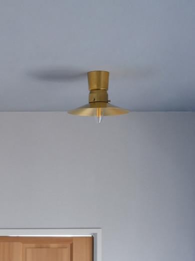 引っ掛けシーリングライト E17 ブラス