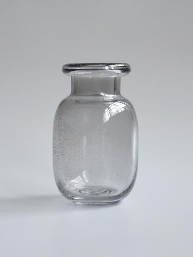 バブル ガラスベース S グレー