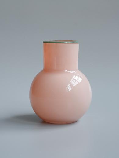 COLO ガラスベース M ピンク×グリーン