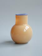 COLO ガラスベース M クリーム×ブルー