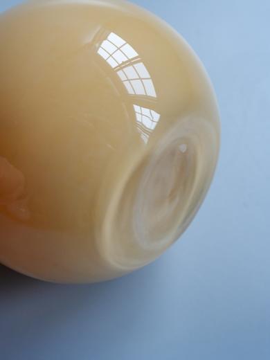 COLO ガラスベース M クリーム×ブルー