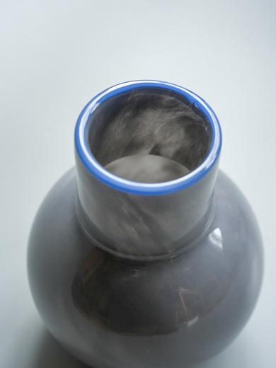 COLO ガラスベース L グレー×ブルー