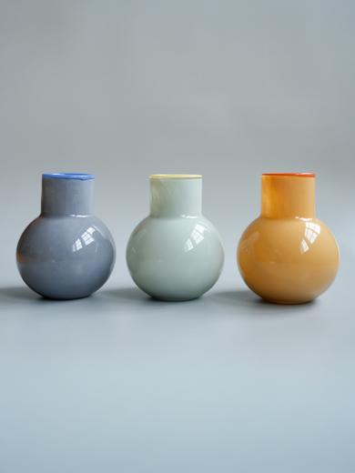 COLO ガラスベース L グレー×ブルー