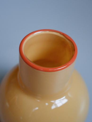 COLO ガラスベース L クリーム×オレンジ