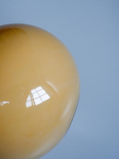 COLO ガラスベース L クリーム×オレンジ