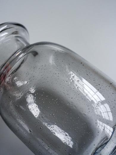 バブル ガラスベース S グレー