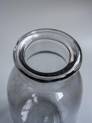 バブル ガラスベース S グレー