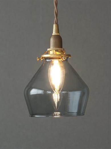 ガラスシェード ポワー グレー