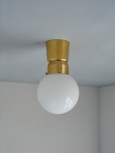 引っ掛けシーリングライト E17 ブラス