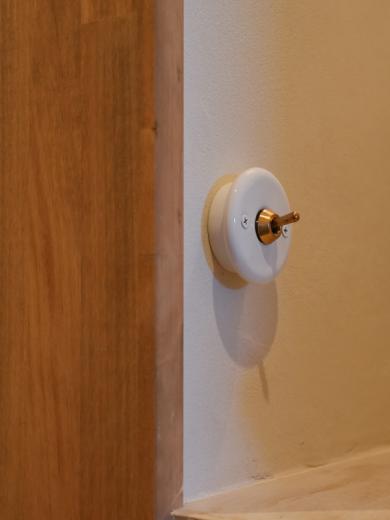 ※セラミックトグルスイッチ  ホワイト