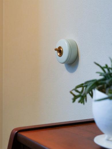 ※陶器スイッチ  ホワイト