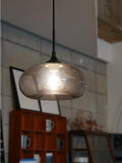 グレーグラスペンダントシェードディスク