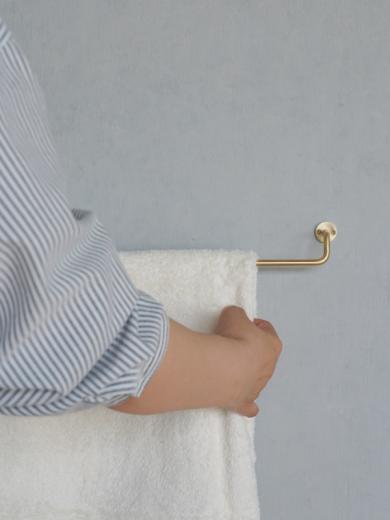 KT brass towel holder M