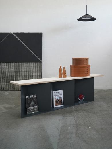 SKARV cube shelf DGY