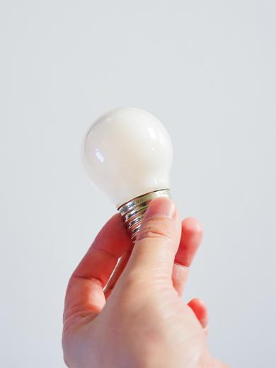 ミニボール型LED電球E26乳白
