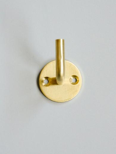 Brass Wall Hook Round