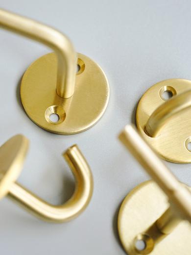 Brass Wall Hook Round