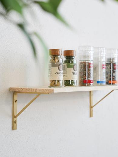 ブラス棚受け S