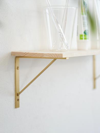 ブラス棚受け L