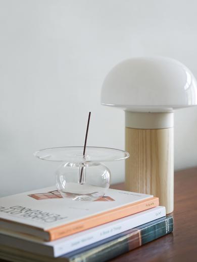 ガラスインセンスベース Lua クリア