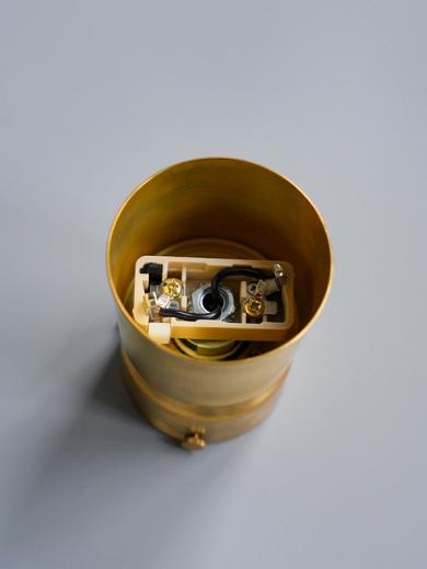 引っ掛けシーリングライト E17 ブラス