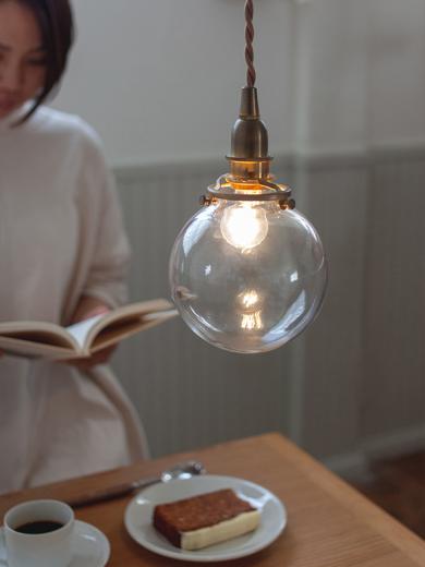 ミニガラスシェード ラウンド クリア