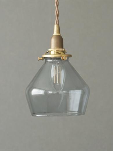 ガラスシェード ポワー ブルーグレー