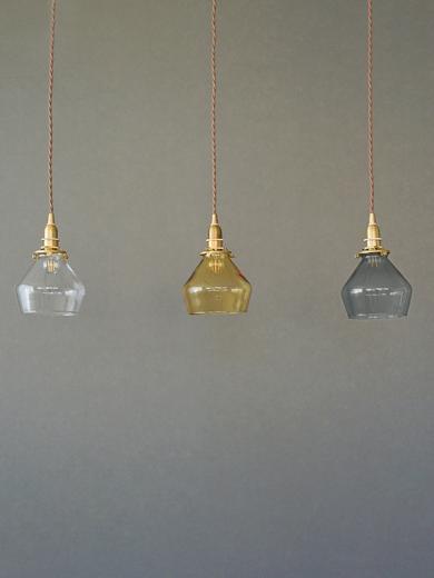 ガラスシェード ポワー ブルーグレー