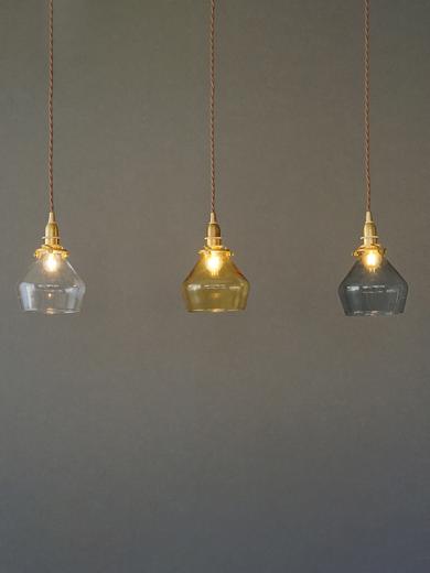 ガラスシェード ポワー ブルーグレー