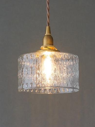 ガラスシェード ダイヤ