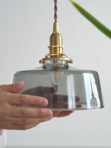 ガラスシェード オリス グレー