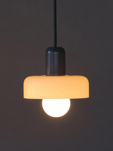 ルンナ ガラスペンダントライト 100 GRY