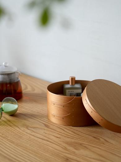 シェーカーラウンドボックス SS ライトブラウン