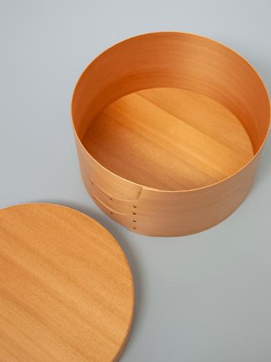 シェーカーラウンドボックス M ライトブラウン