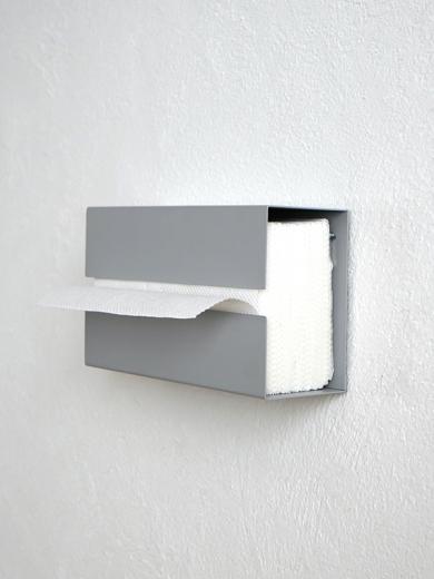 ペーパータオルホルダー グレー