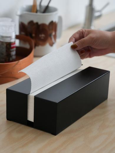 ペーパータオルホルダー ブラック